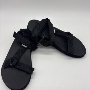 Merence Women's Sport Hiking Sandals, Black, Size 7